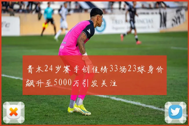 青木24岁赛季创佳绩33场23球身价飙升至5000万引发关注